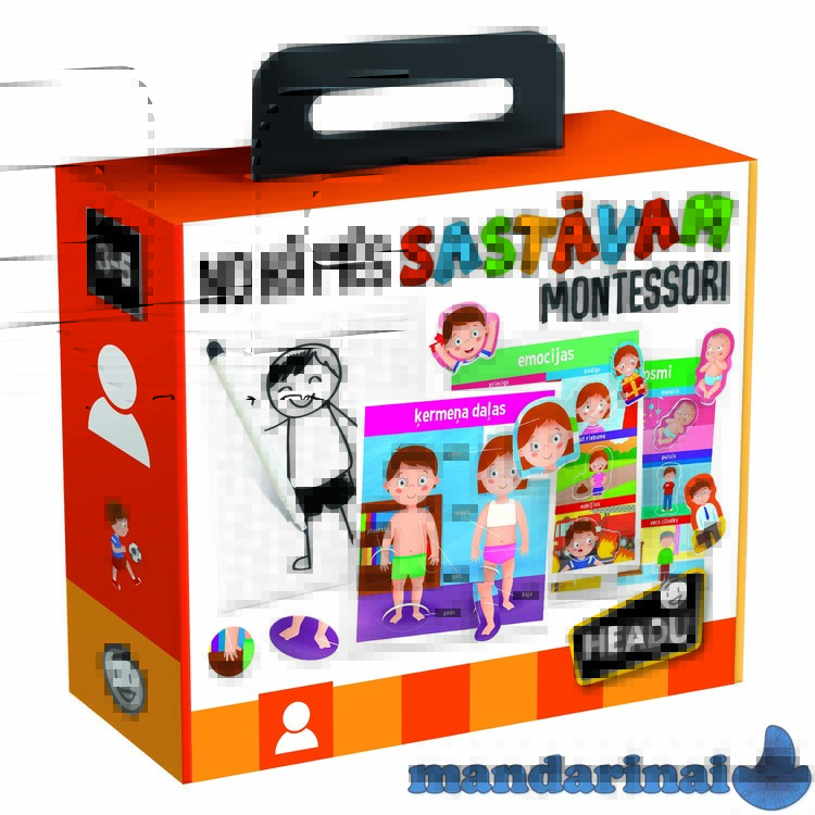 HEADU Montessori educative game How We Are Made (In Latvian lang.)