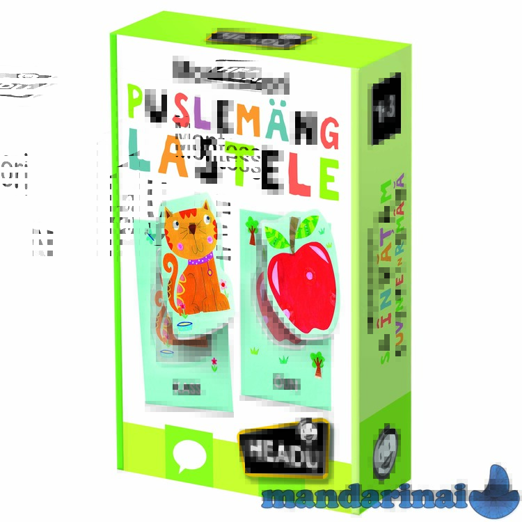 HEADU Montessori Baby Flashcards (In Estonian lang.)