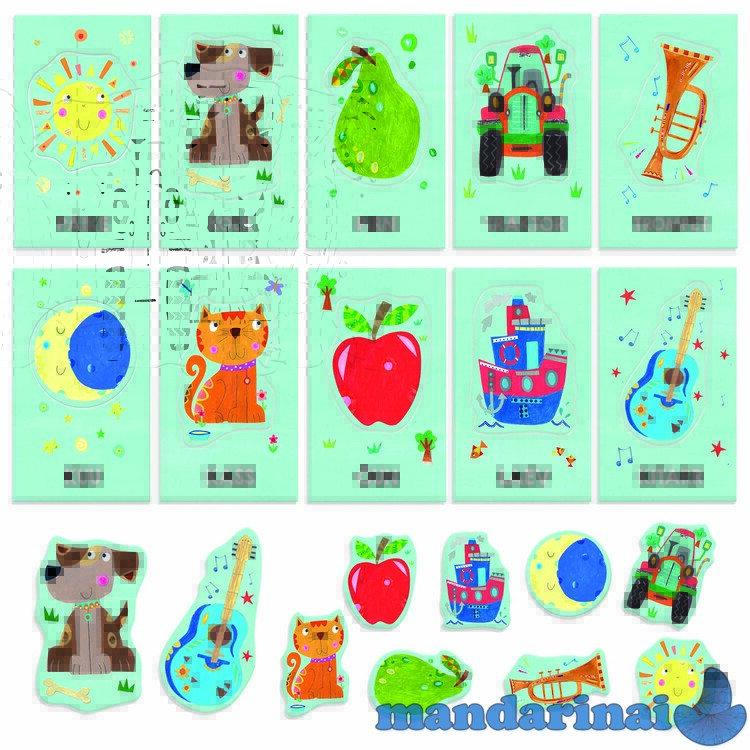 HEADU Montessori Baby Flashcards (In Estonian lang.)