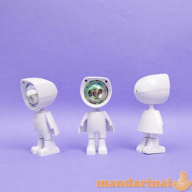 LED lempa-projektorius „Robotukas&quot 
