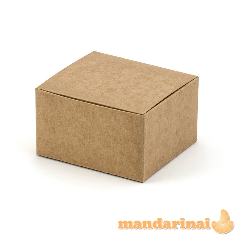 Boxes, kraft, 6x5.5x3.5cm (1 pkt / 10 pc.)