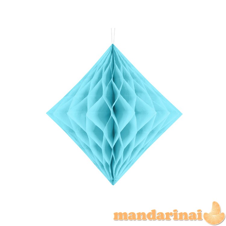 Honeycomb Diamond, light sky-blue, 30cm