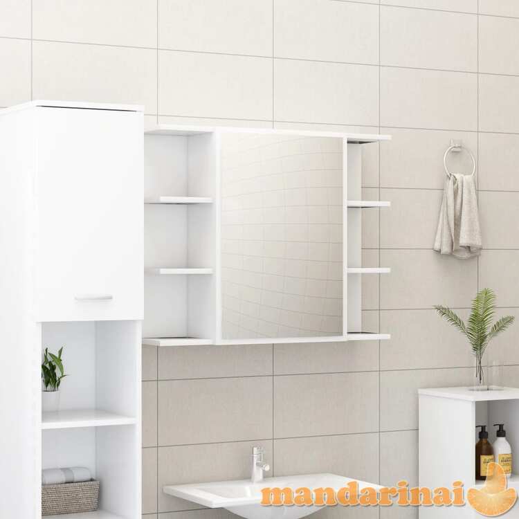 Vonios kambario spintelė, baltos spalvos, 80x20,5x64cm, mdp