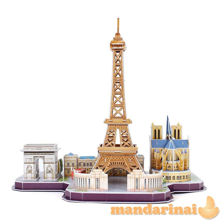CUBICFUN 3D dėlionė „Paryžius“
