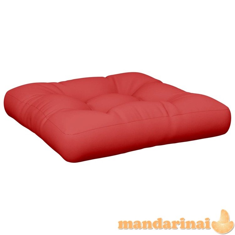 Paletės pagalvėlė, raudonos spalvos, 60x60x12cm, audinys