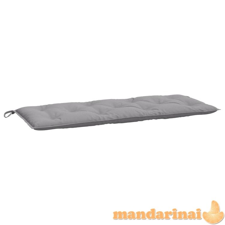 Sodo suoliuko pagalvėlė, pilkos spalvos, 120x50x7cm, audinys
