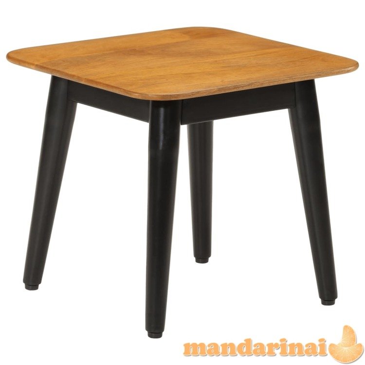 Kavos staliukas, 45x45x40cm, mango medienos masyvas ir geležis