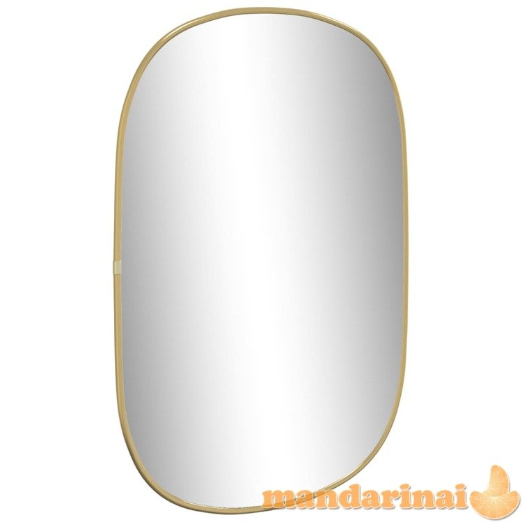Sieninis veidrodis, auksinės spalvos, 60x40cm