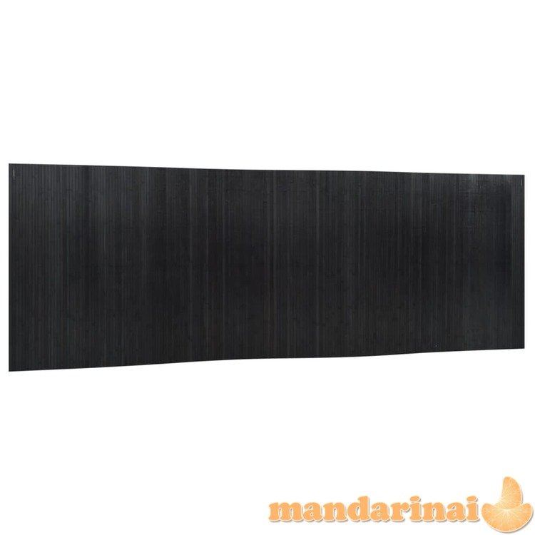 Kambario pertvara, juodos spalvos, 165x600cm, bambukas