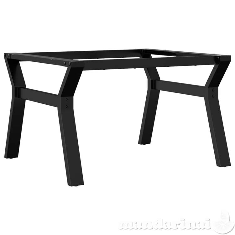 Kavos staliuko kojos, 70x60x43cm, ketus, y formos rėmas