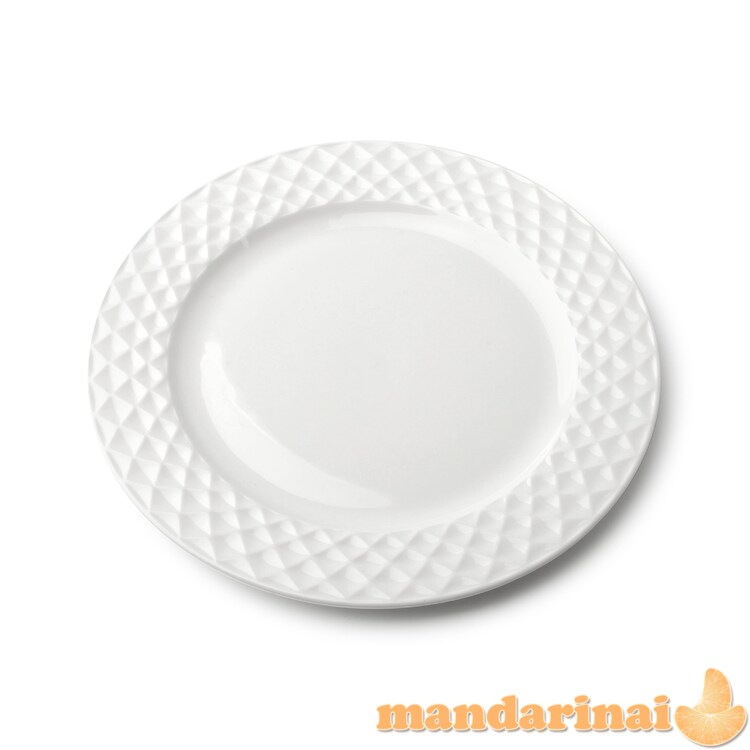 DIAMENT desertinė lėk&scaron;tė 20.5cm - balta