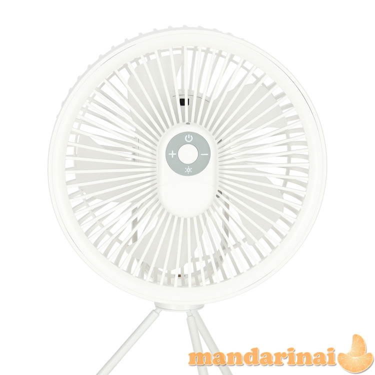 Mini stalinis ventiliatorius baltas