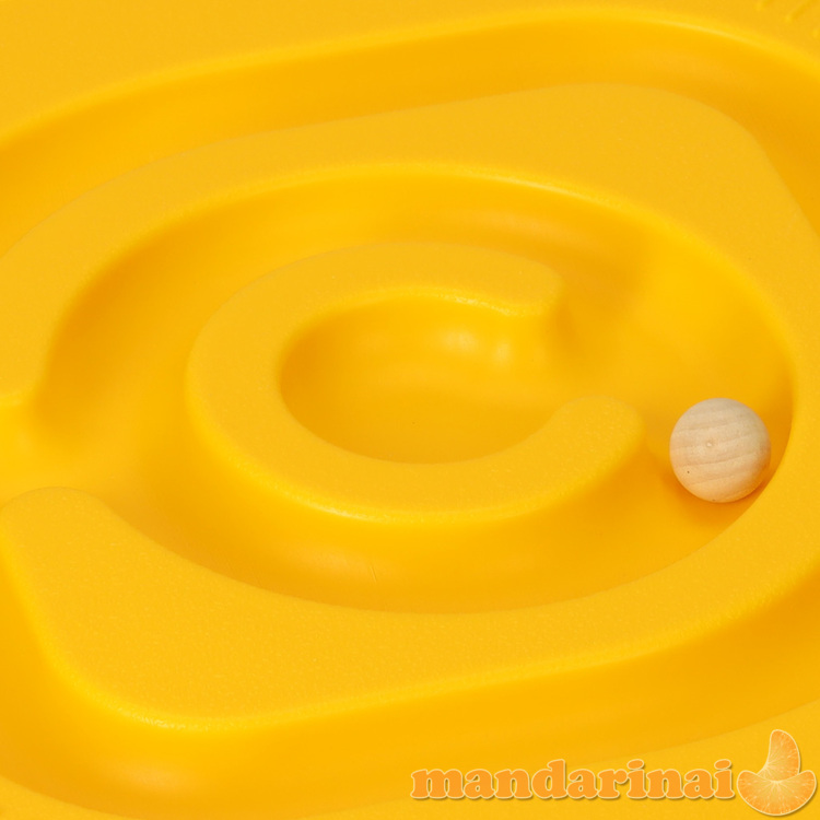 Balansavimo sija su oranžiniais kamuoliukais