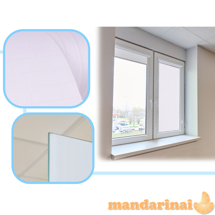 Folijos rulonas, lipnus langas, pieniškas matinis 1,22x50m