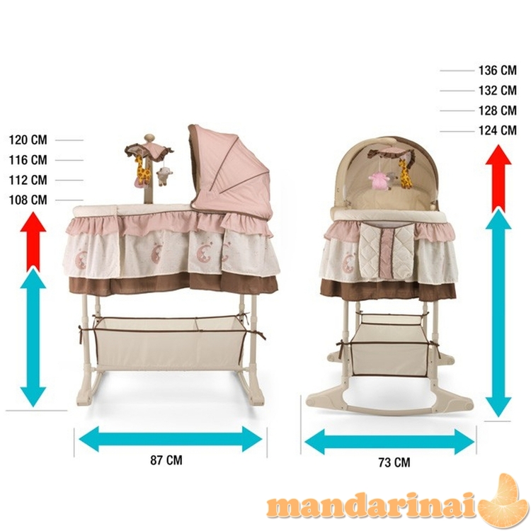 Milly Mally Cradle Sweet Melody 4in1Remote Moon