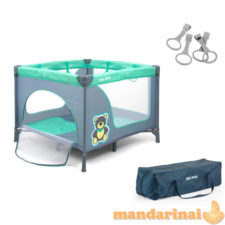 Linksmas maniežas „Mint Bear“.