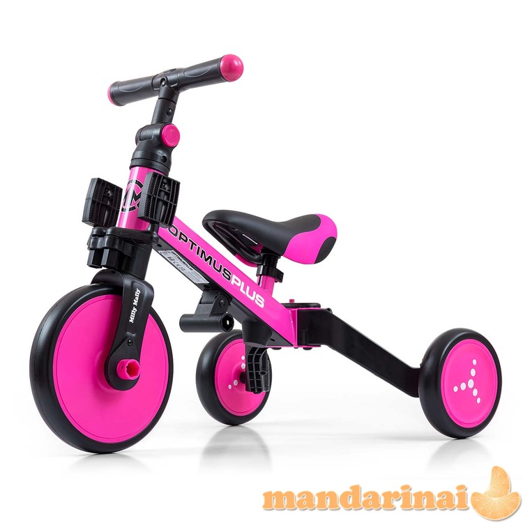 Optimus Plus Pink 4in1 dviratis 2