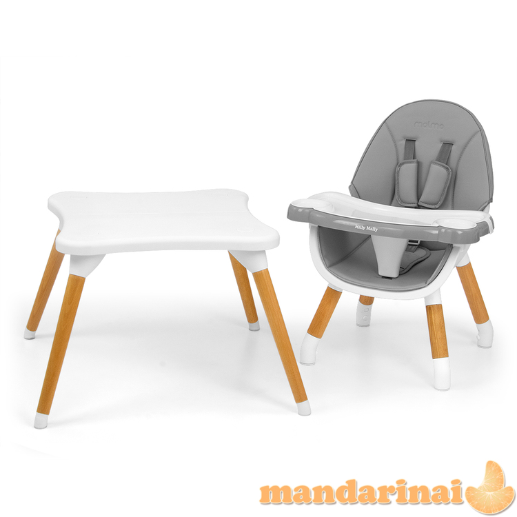 Malmo Grey 2in1 maitinimo kėdutė