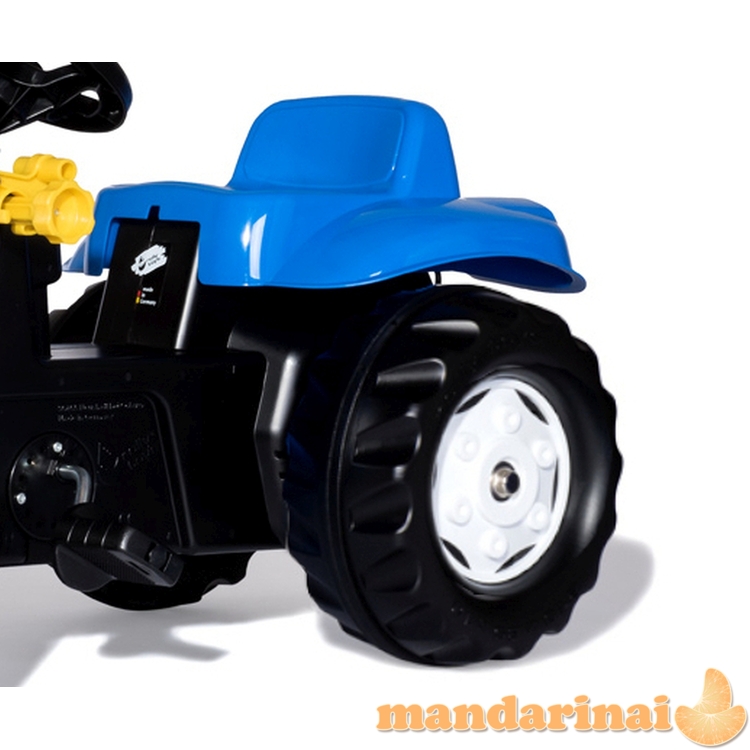 Rolly Toys 023929 Rolly Kid New Holland žemės ūkio traktorius su kaušu ir priekaba
