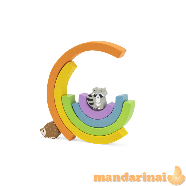 Viga 44590 Rainbow lavinamieji blokeliai - pusiausvyros sija 2
