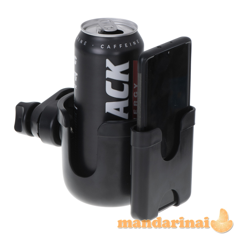 Universalus gėrimų ir telefono laikiklis