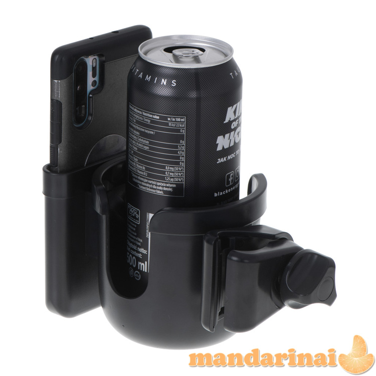 Universalus gėrimų ir telefono laikiklis