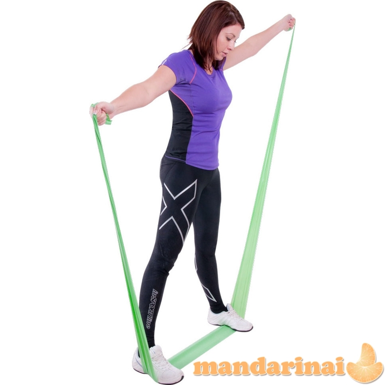 Mankštos juosta be latekso inSPORTline MorpoRoll 550cm (sunkus+)