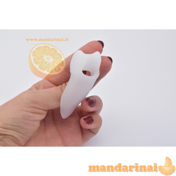 Minkštas guminis mažojo kojos piršto tarpupirštis-įtvaras