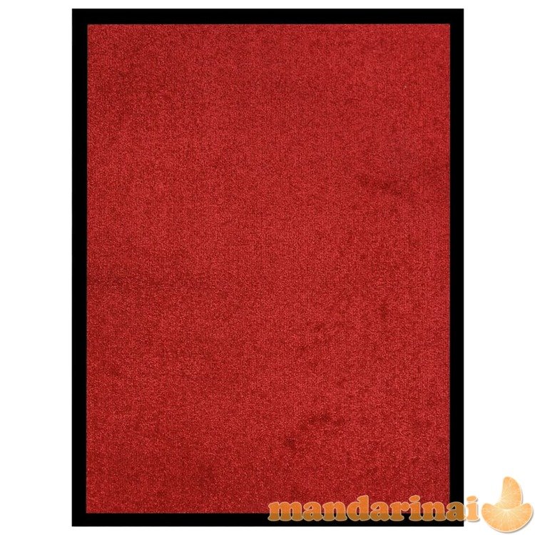 Durų kilimėlis, raudonos spalvos, 40x60cm