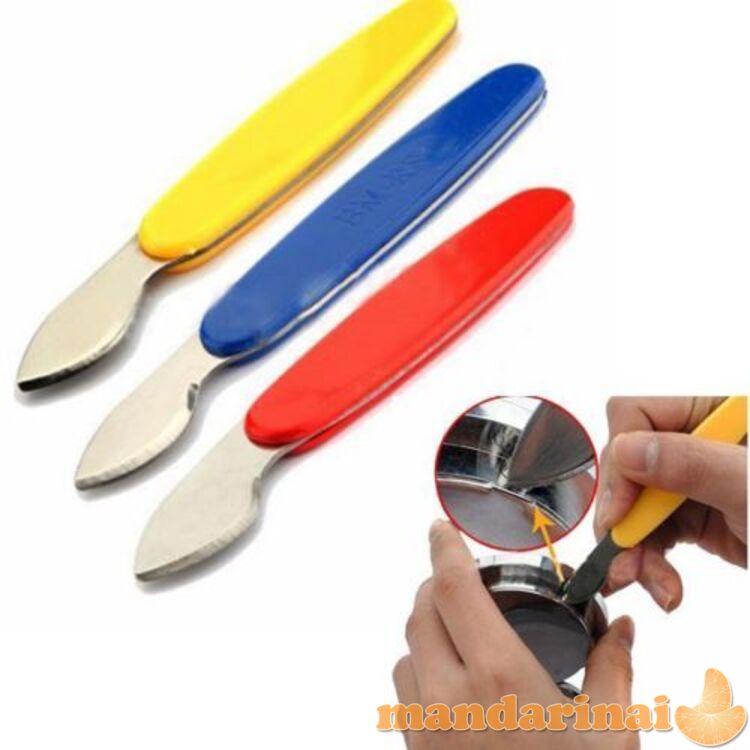 Įrankis rankinių laikrodžių dangteliams atidaryti