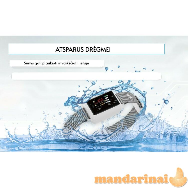 Naujausios kartos antkaklis nuo lojimo su lietimui jautriu ekranu 3