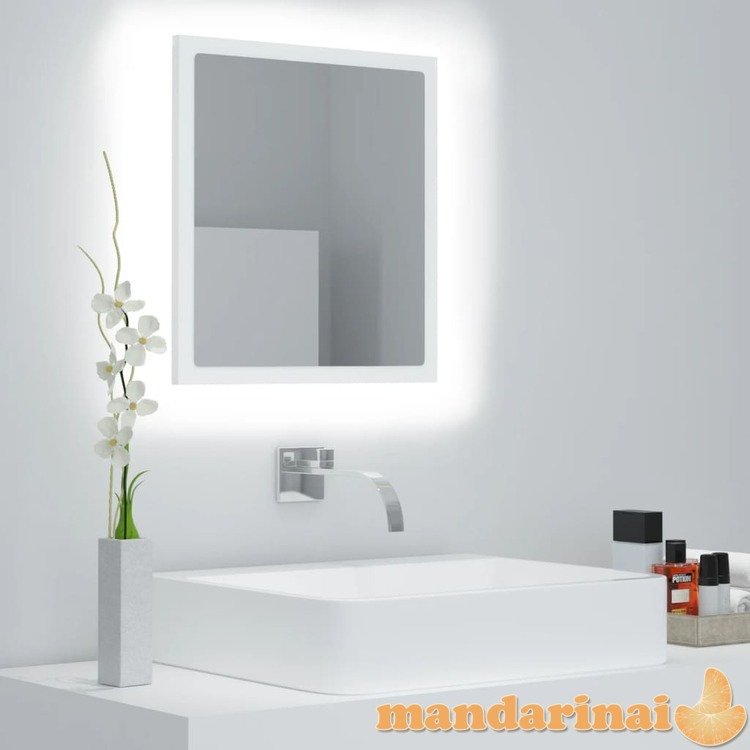 Vonios kambario veidrodis, baltos spalvos, 40x8,5x37cm, mdp