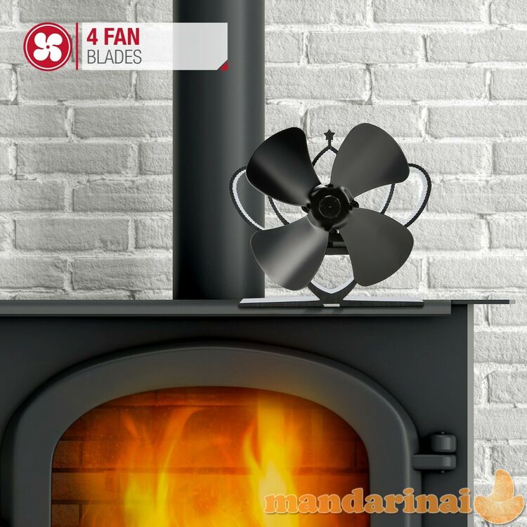 Termoelektrinis ventiliatorius židiniams ir krosnims