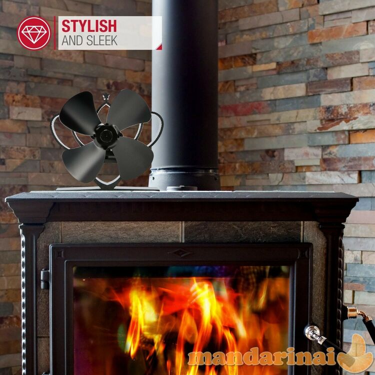 Termoelektrinis ventiliatorius židiniams ir krosnims