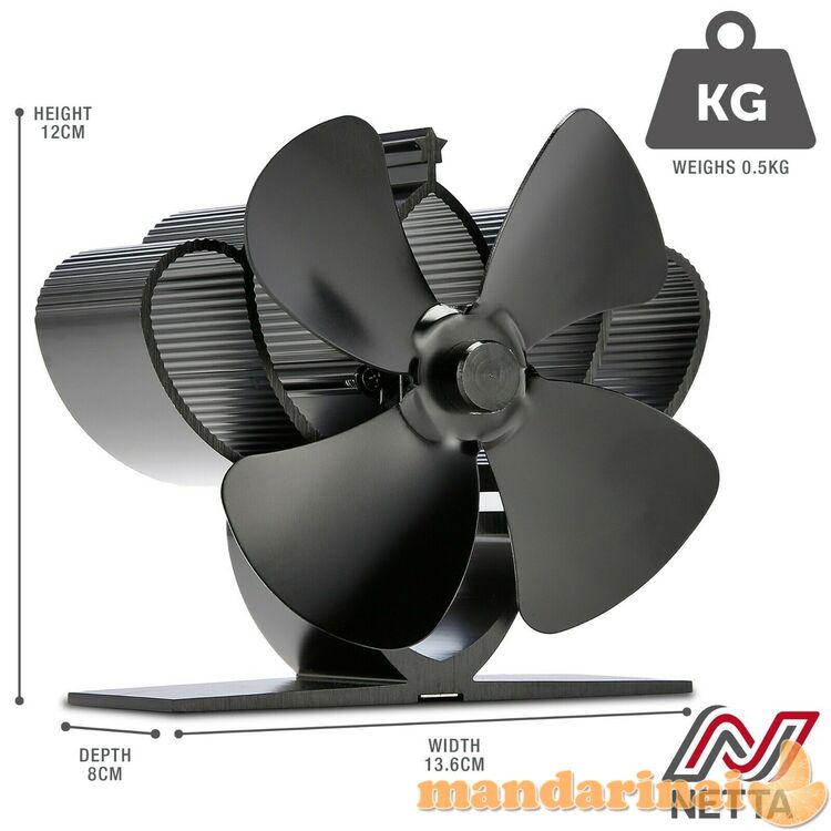 Termoelektrinis ventiliatorius židiniams ir krosnims