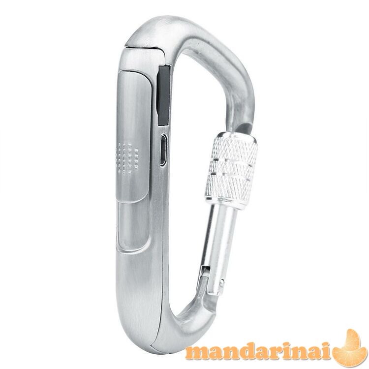 Pakraunamas USB žiebtuvėlis - karabinas