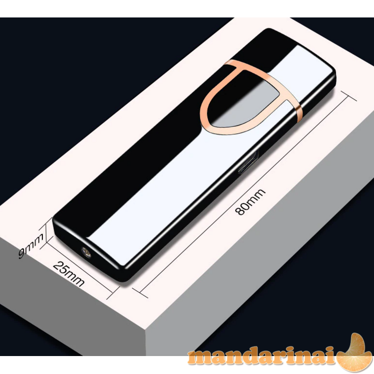 Pakraunamas žiebtuvėlis su lietimui jautriu valdymu 