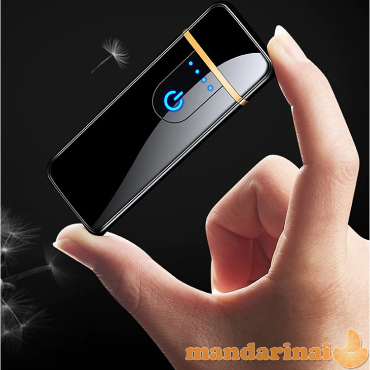 Pakraunamas žiebtuvėlis su lietimui jautriu valdymu 