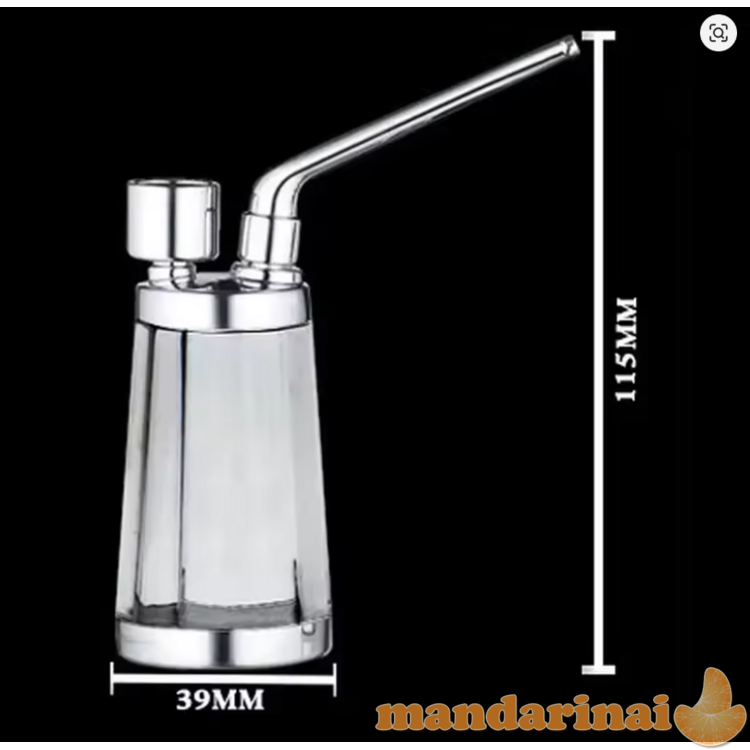 Nešiojamas mini kaljanas, rūkymo pypkė su metaliniu vamzdeliu 1