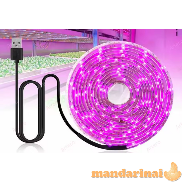 LED juosta augalams auginti 3M 
