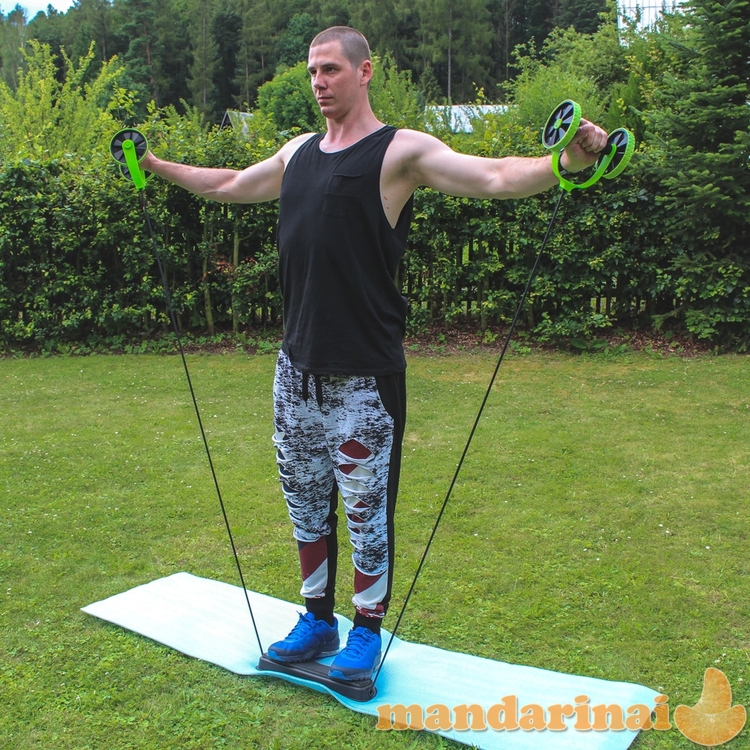 Multifunkcinis pilvo preso treniruoklis su pagalvėlė inSPORTline AR400 10