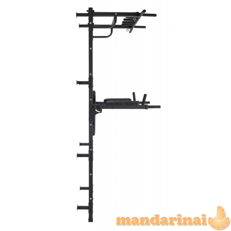 Sporto kompleksas (gimnastikos sienelė) START juodas, 224x58cm 4