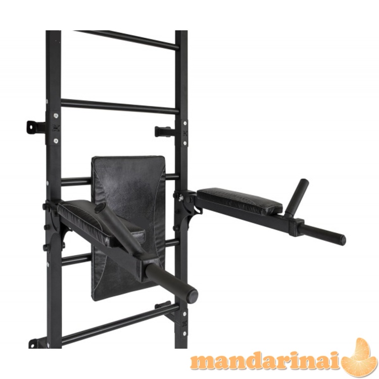 Sporto kompleksas (gimnastikos sienelė) START juodas, 224x58cm 3