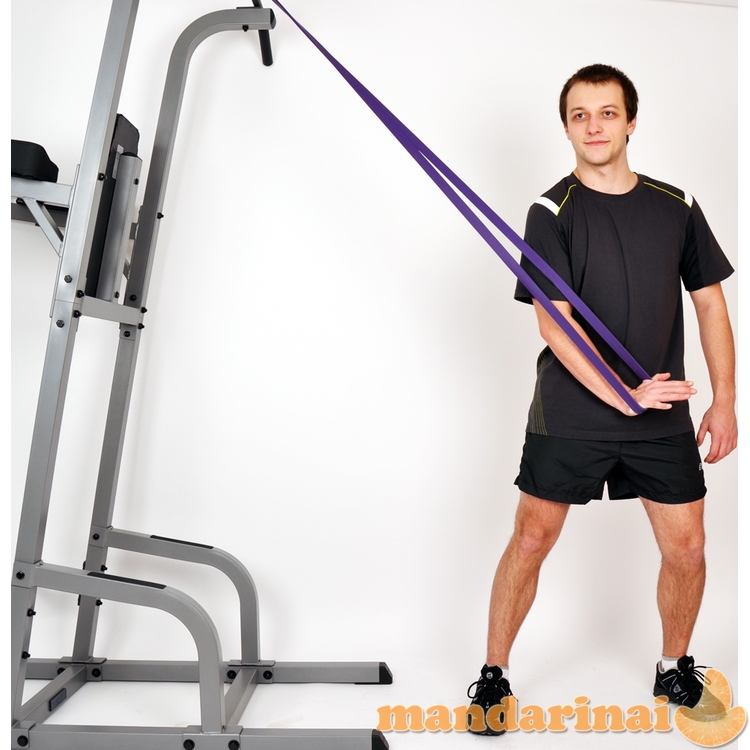 Pasiprie&scaron;inimo guma - kilpa inSPORTline Hangy 100cm 44mm (sunkus)