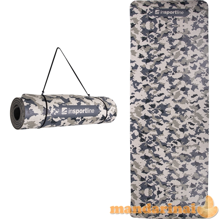 Treniruočių kilimėlis inSPORTline Camu 173x61x0,4 cm