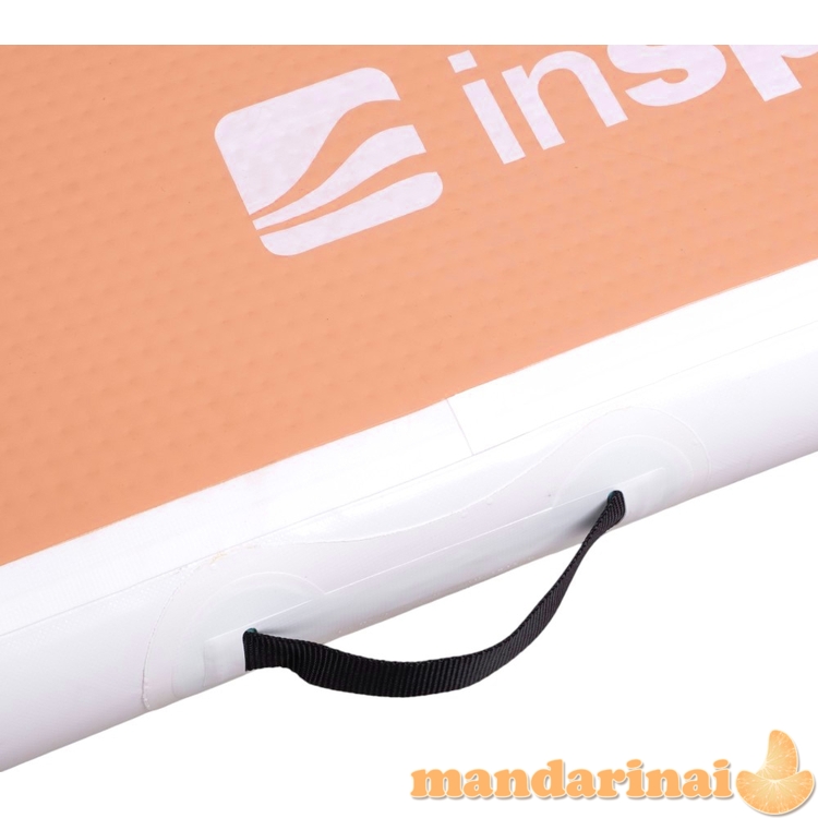 Pripučiamas mank&scaron;tos kilimėlis inSPORTline Airstunt 400 x 100 x 10 cm Mocha Mousse