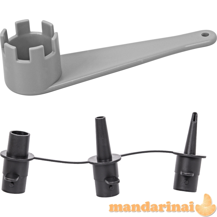 Pripučiamas mank&scaron;tos kilimėlis inSPORTline Airstunt 400 x 100 x 10 cm Mocha Mousse