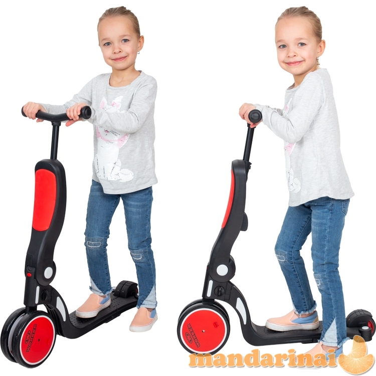 Vaiki&scaron;kas balansinis dviratukas-paspirtukas 5-in-1 Worker Finfo