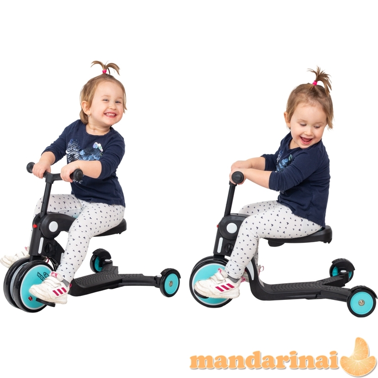 Vaiki&scaron;kas balansinis dviratukas-paspirtukas 5-in-1 Worker Finfo