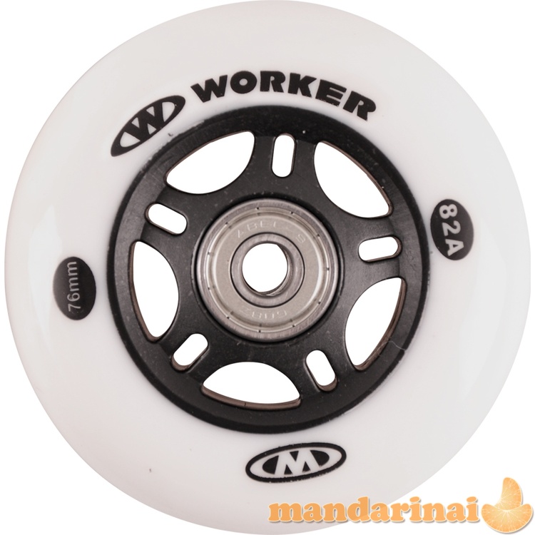 Ratukai riedučiams Worker 76 mm ABEC-7